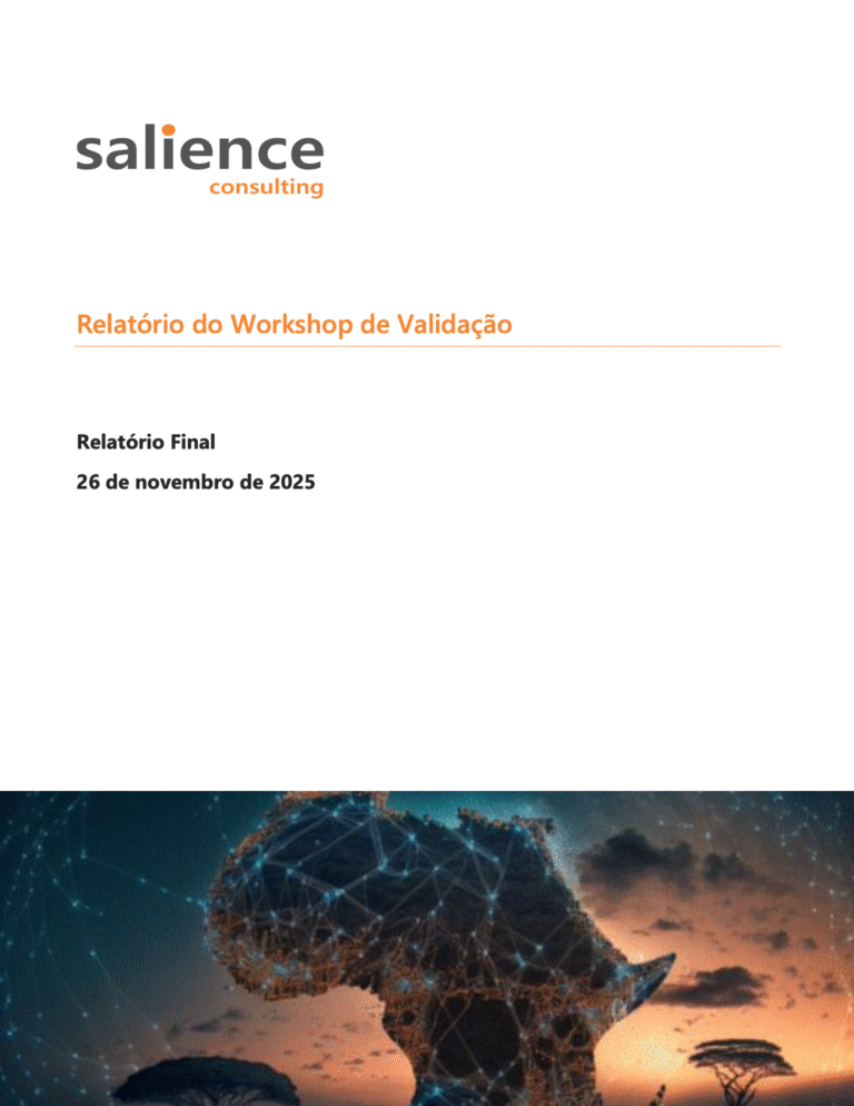 Relatório Workshop de Validação- Consultoria © Salience 2025