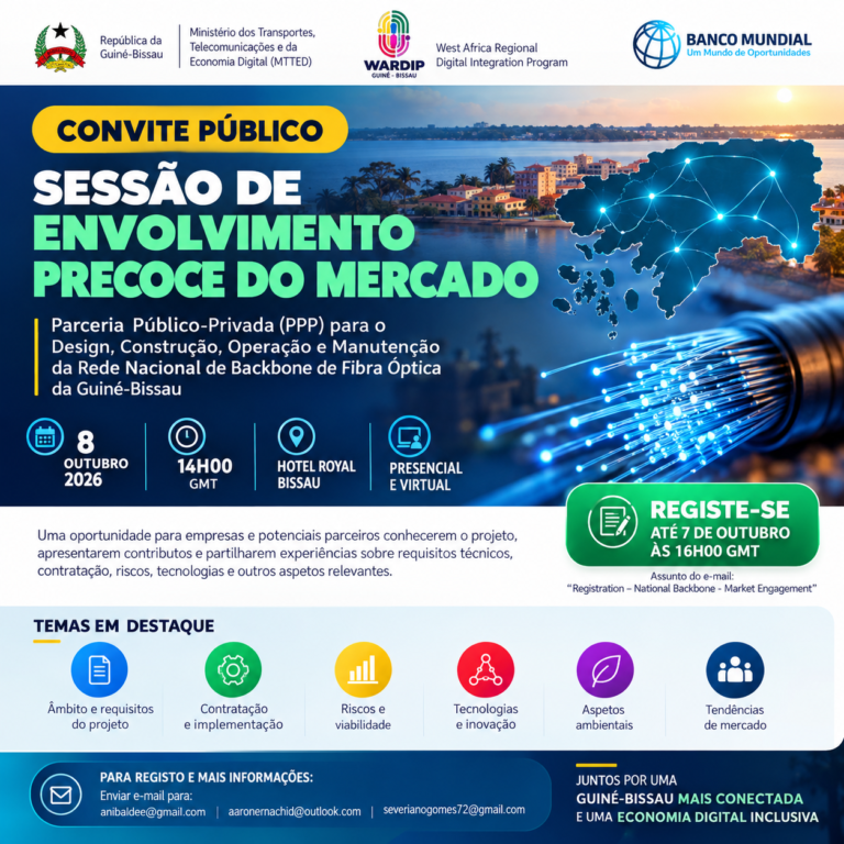 Convite Público para Sessão de Envolvimento Precoce do Mercado – Backbone Nacional de Fibra Óptica